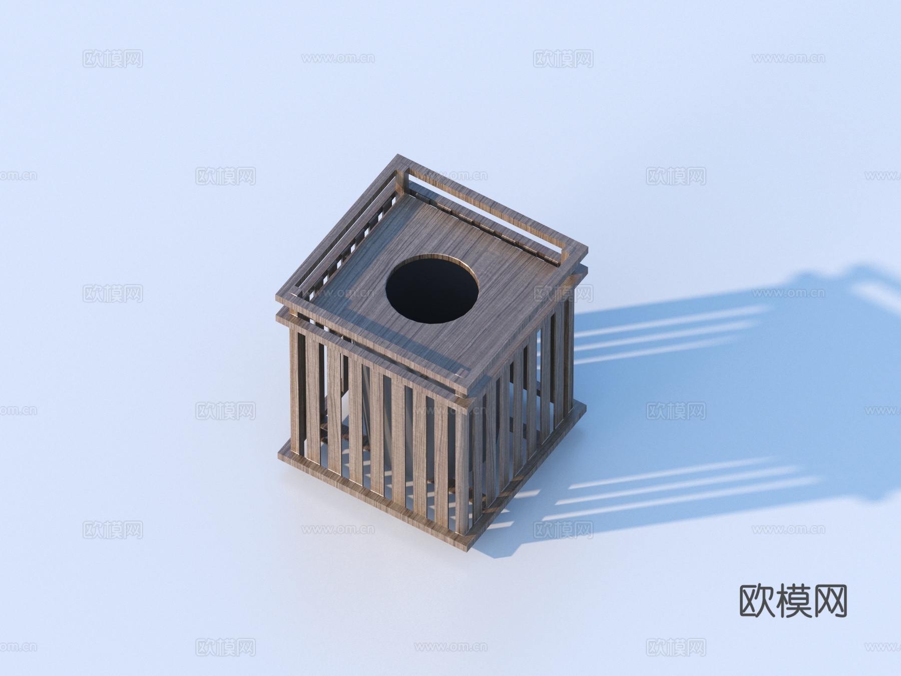 回收桶 垃圾桶 小品3d模型
