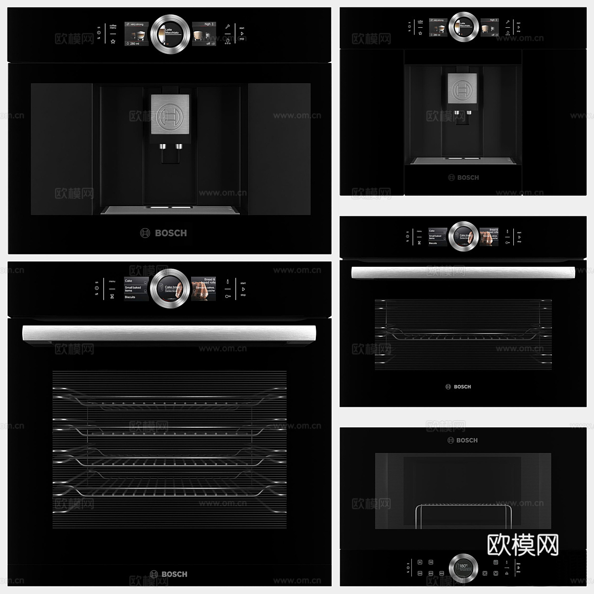 现代厨房电器3d模型