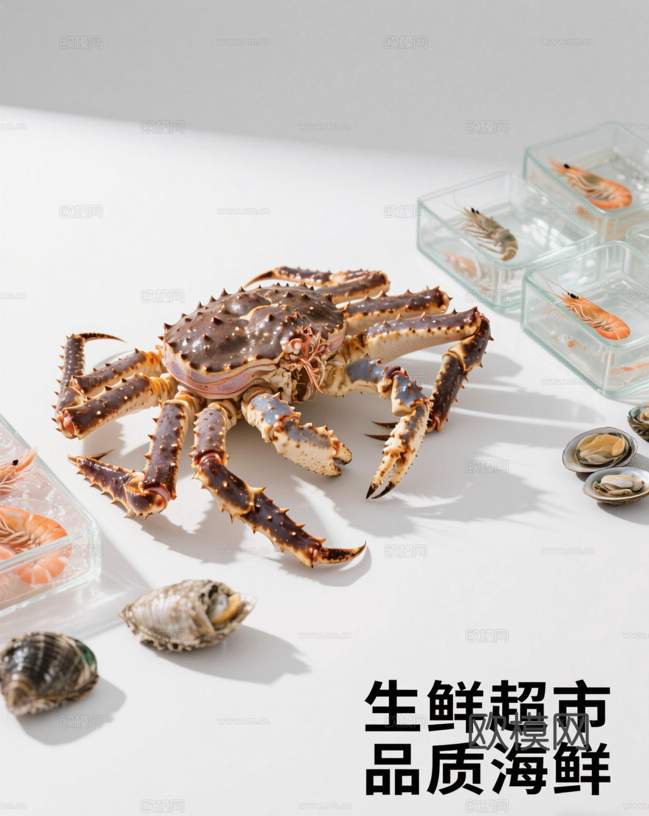 生鲜超市海鲜鱼虾