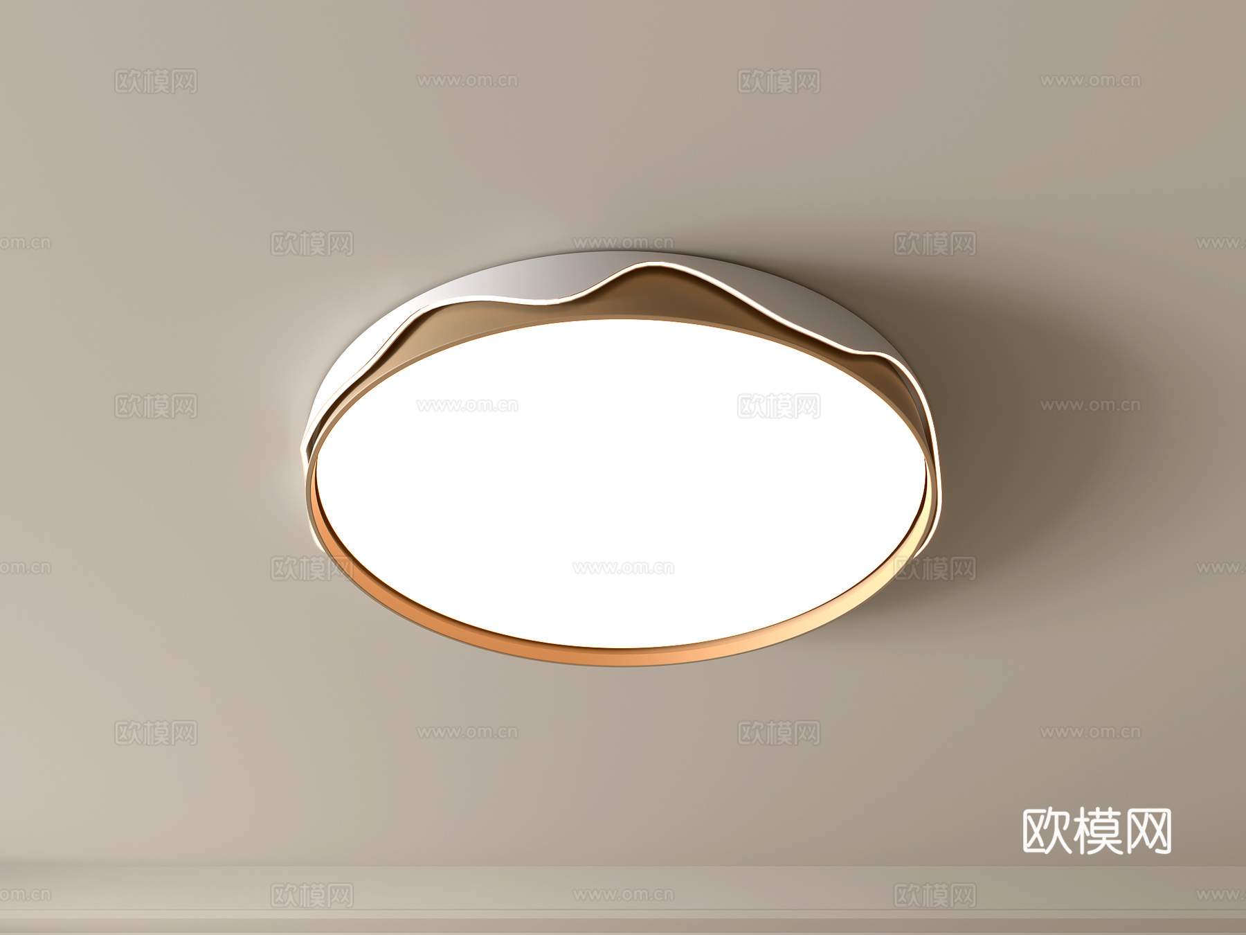 现代吸顶灯 几何形吸顶灯 卧室灯 艺术造型灯具 时尚客厅灯3d模型