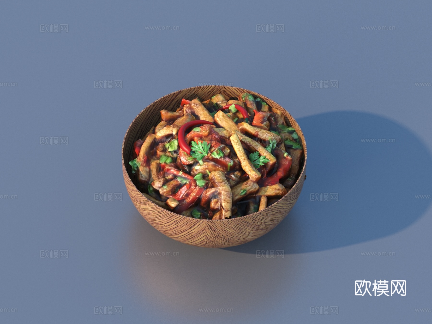 食物 美食 炒菜 中餐3d模型