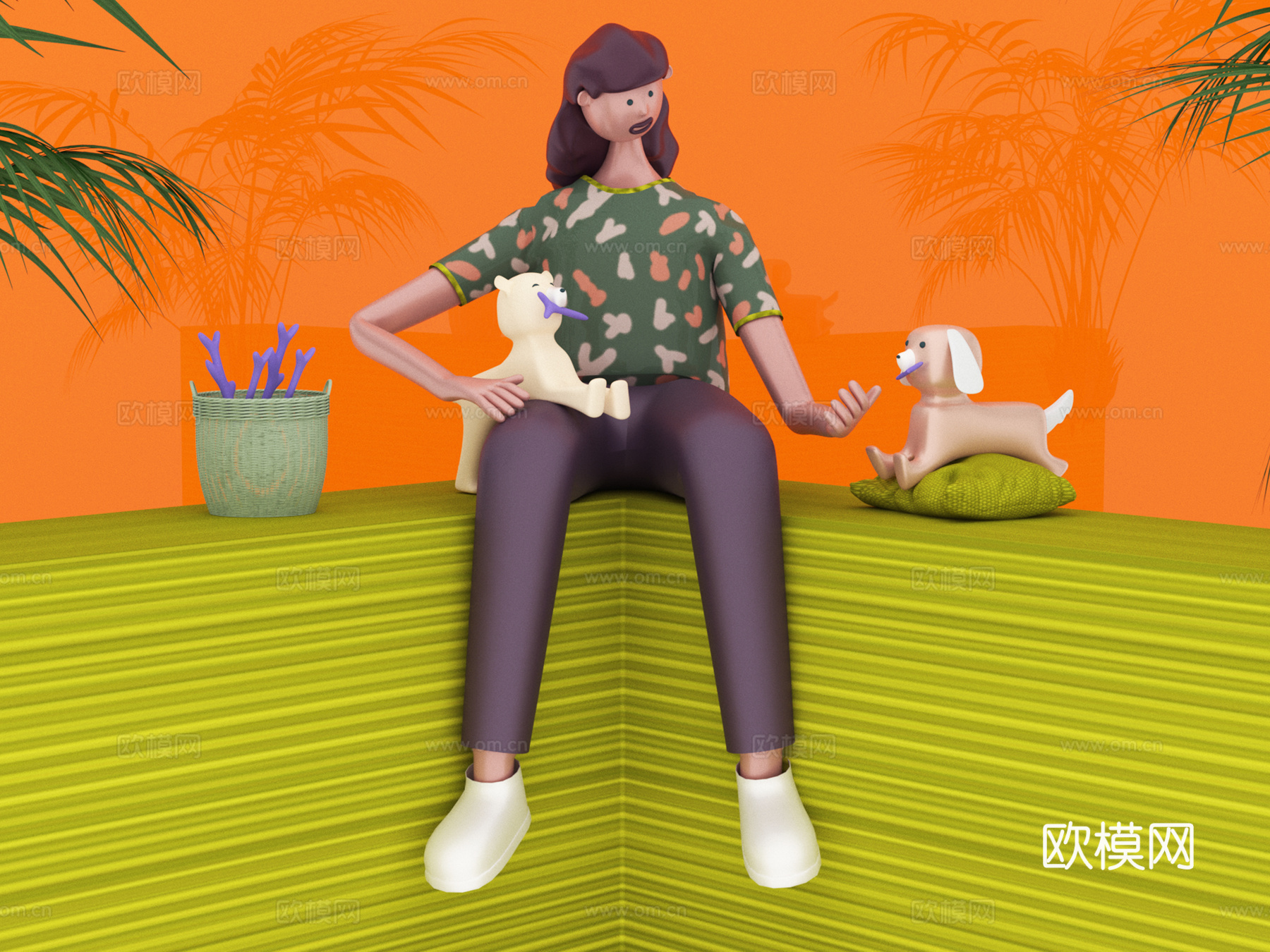 人物 卡通3d模型