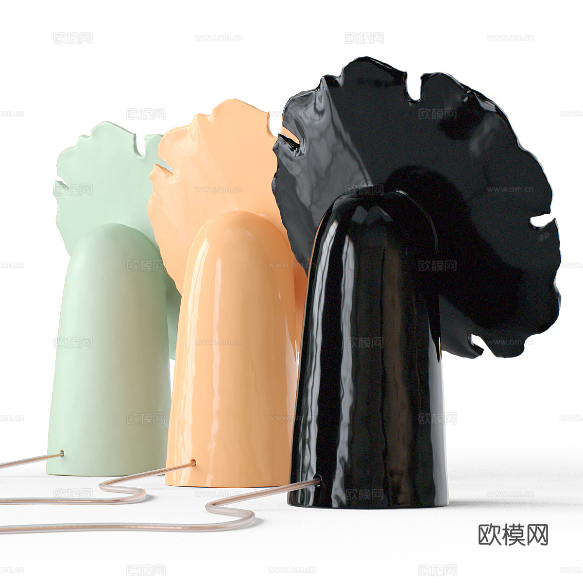 现代儿童台灯集合su模型