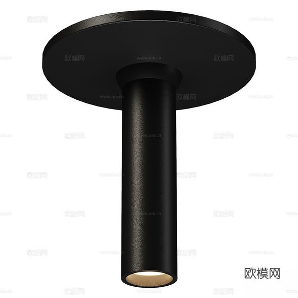现代极简射灯3d模型下载(渲染图3)