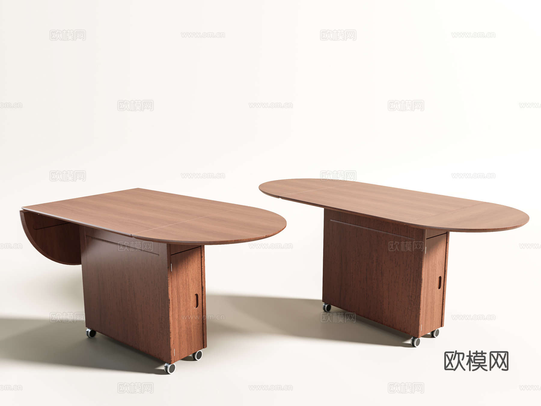 现代中古折叠桌 折叠餐桌 休闲折叠桌 咖啡桌 休闲折叠桌 餐3d模型
