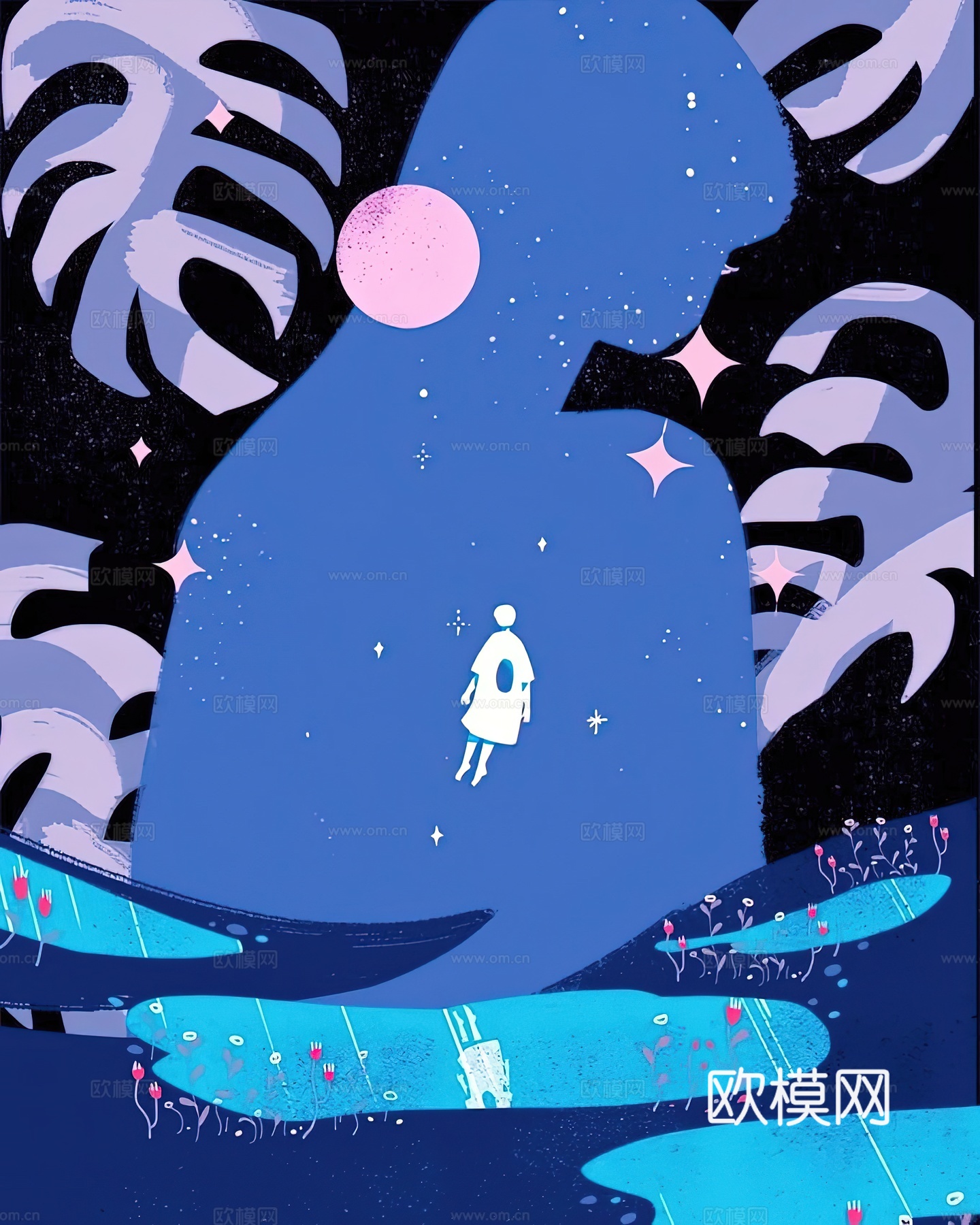 卡通插画 装饰画 艺术画下载