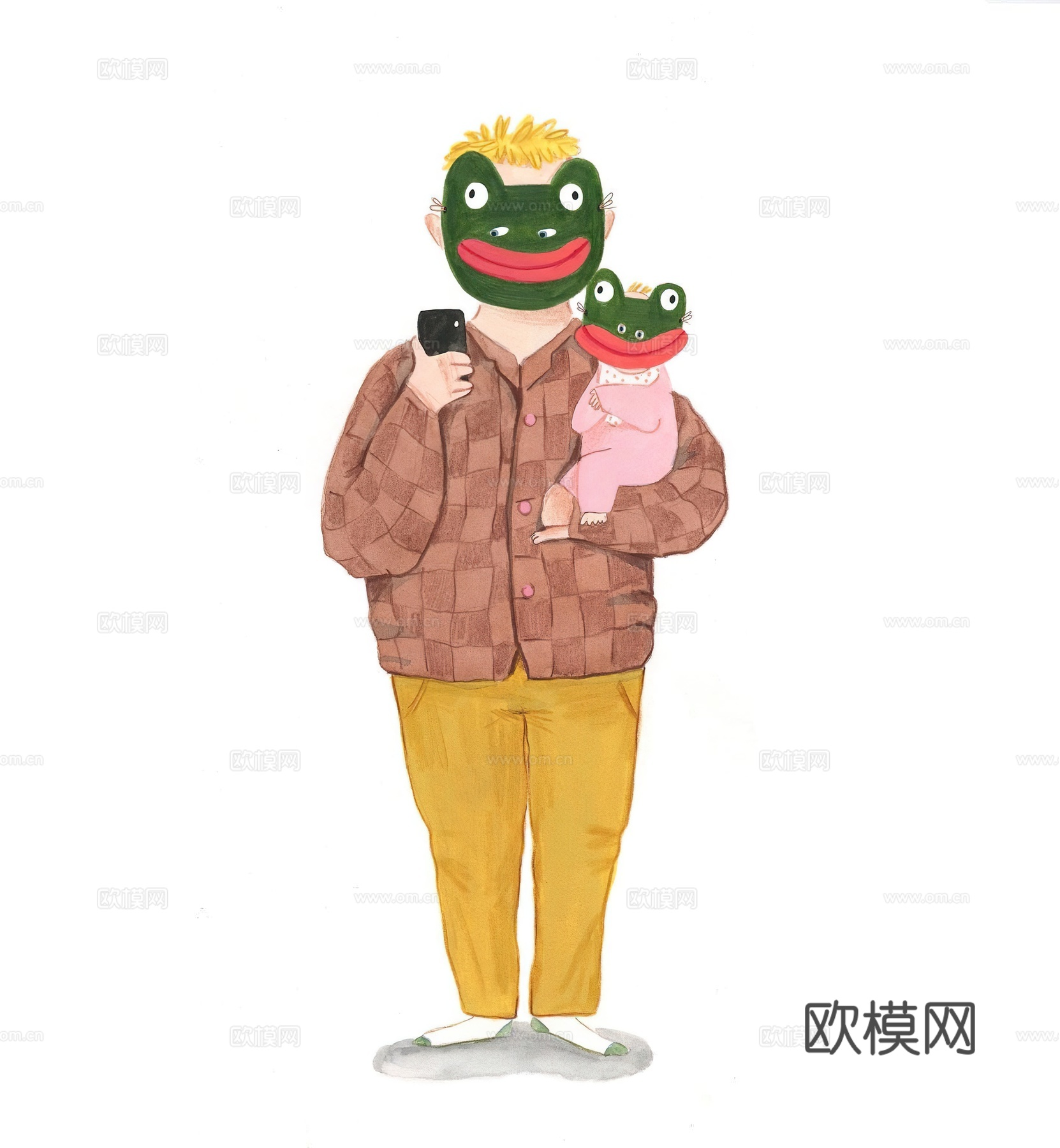 儿童插画装饰画艺术画