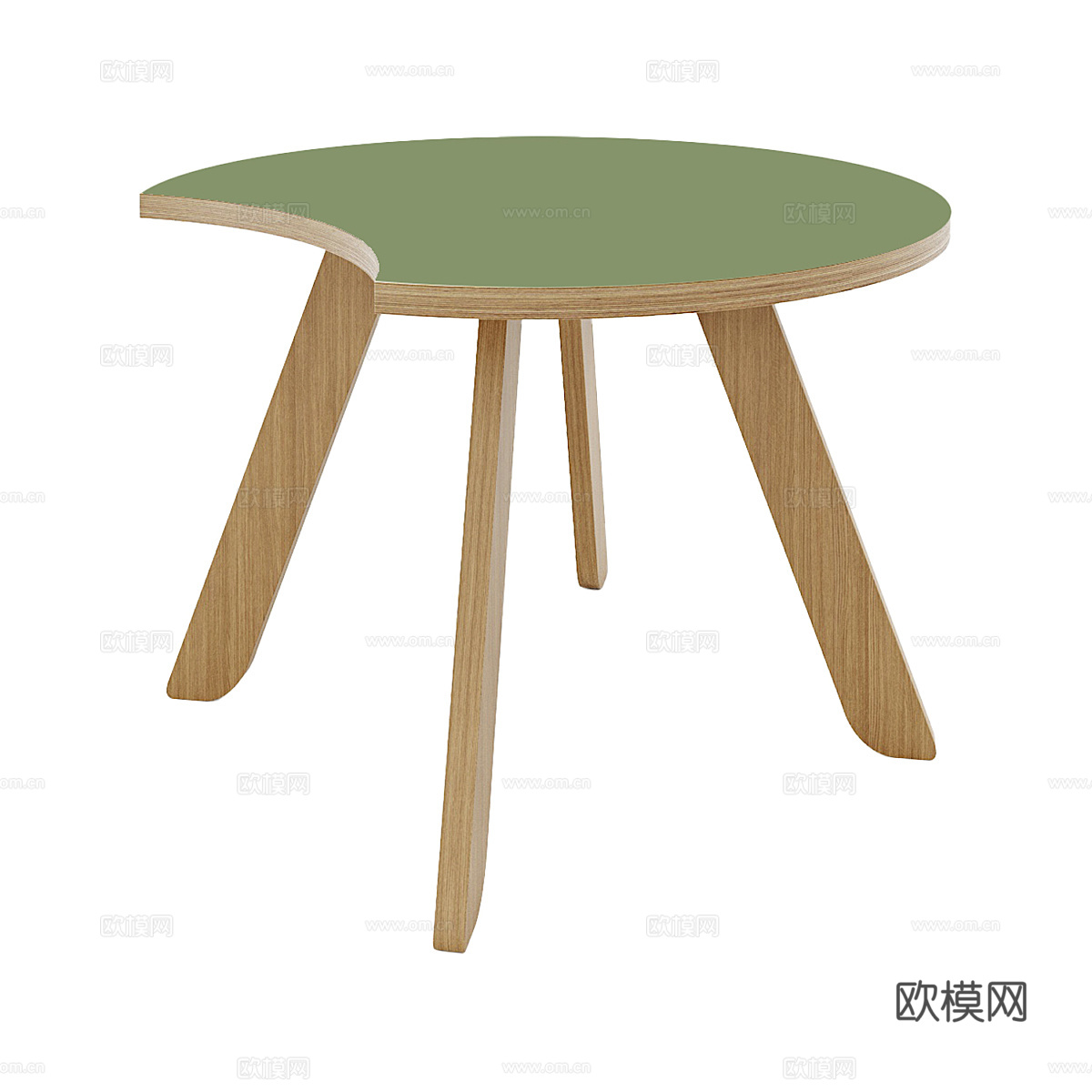 北欧简约茶几 茶几 简约茶几 客厅茶几 圆形茶几3d模型
