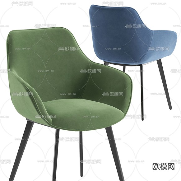 椅子 餐椅3d模型下载(渲染图1)