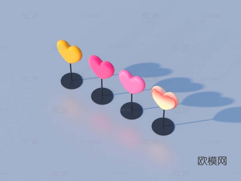 卡通 美陈 摆件3d模型下载