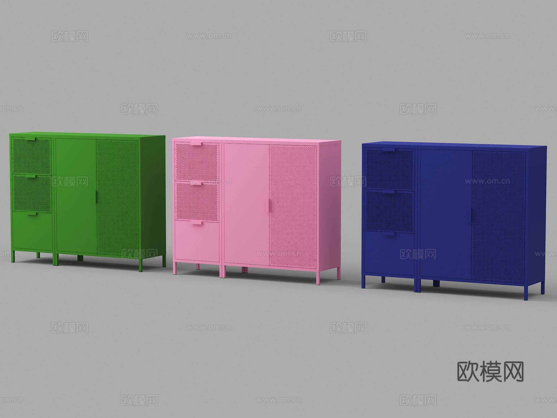 边柜 玄关柜 餐边柜 鞋柜 矮柜3d模型