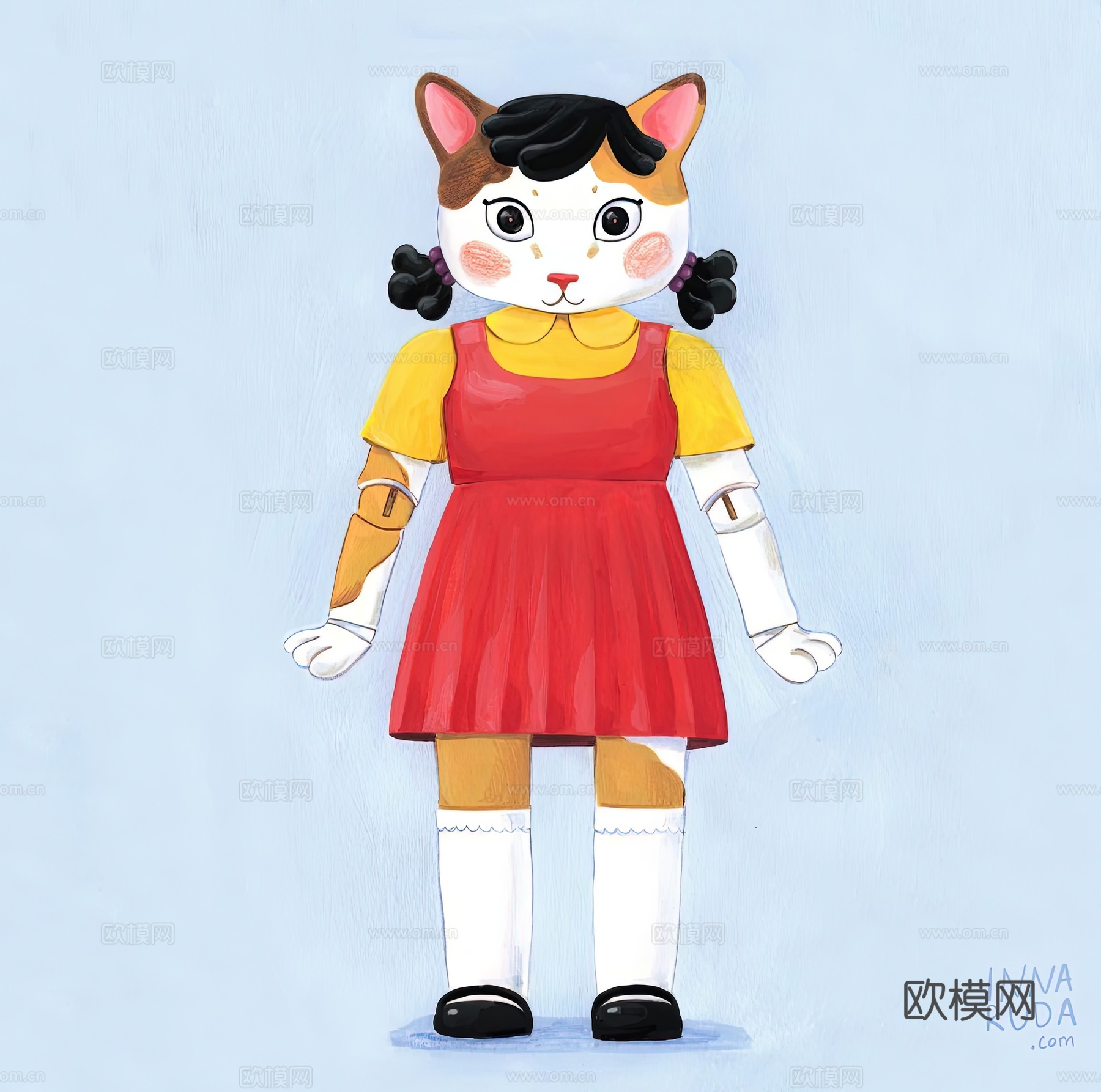 儿童插画装饰画艺术画