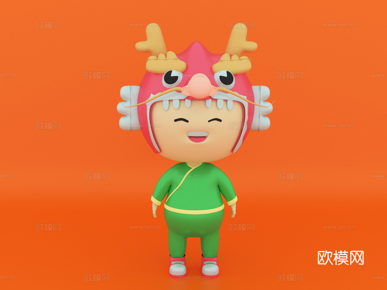 人物 卡通3d模型下载