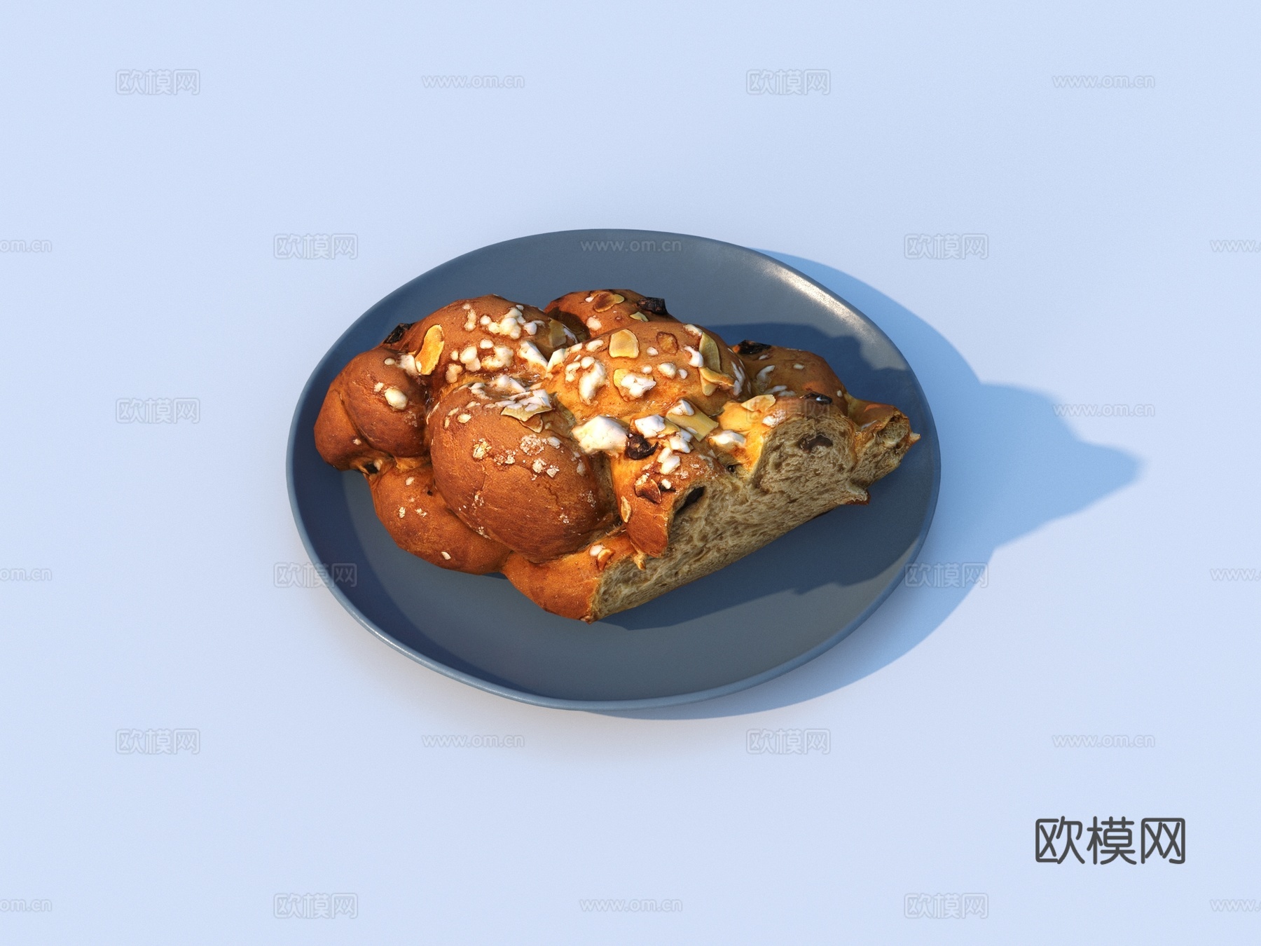 面包 饼干 大饼 食物3d模型