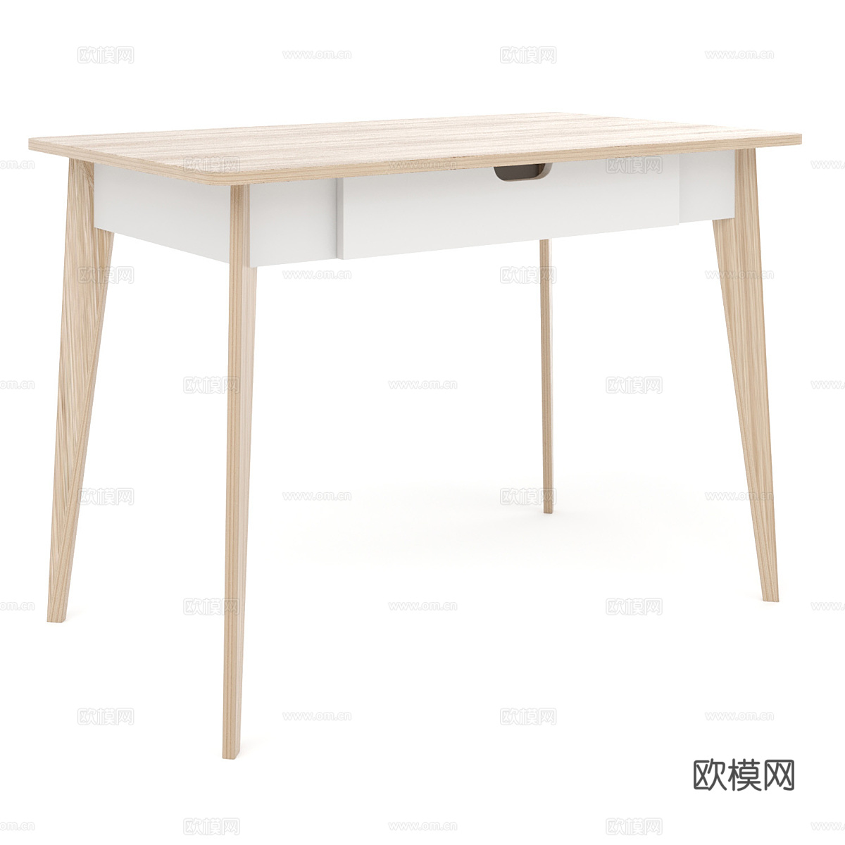 北欧简约书桌 书桌 简约书桌 桌子3d模型