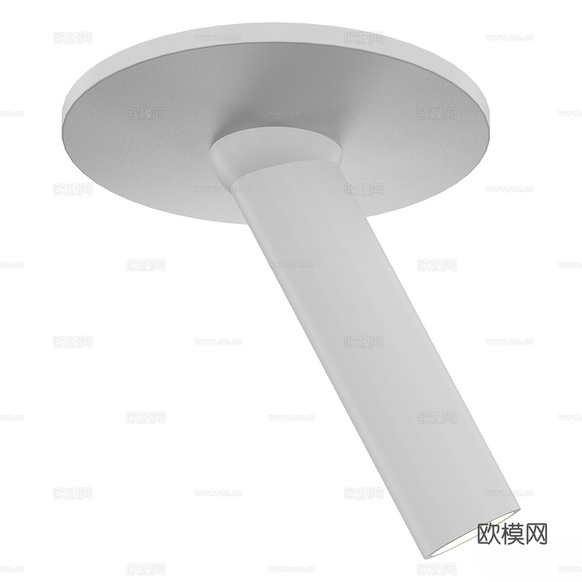 现代极简射灯3d模型下载(渲染图2)