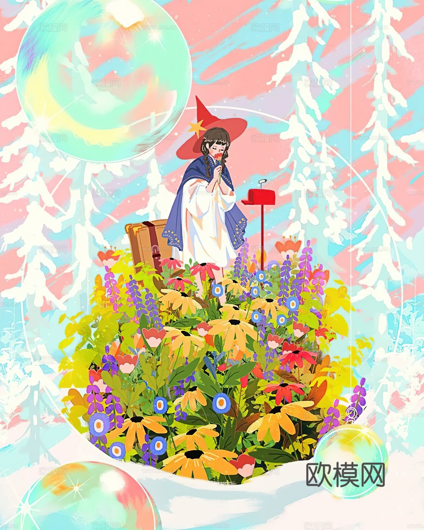 卡通插画 装饰画 艺术画下载