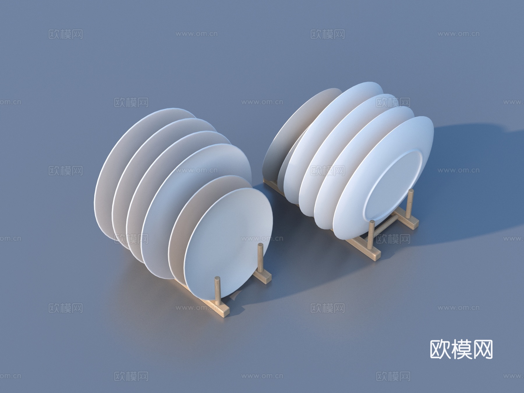 盘子 碗 餐具 厨房用具3d模型