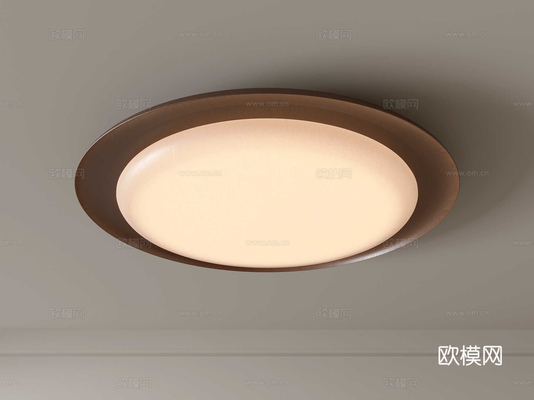 现代吸顶灯 几何形吸顶灯 卧室灯 艺术造型灯具 时尚客厅灯su模型下载（渲染图1）