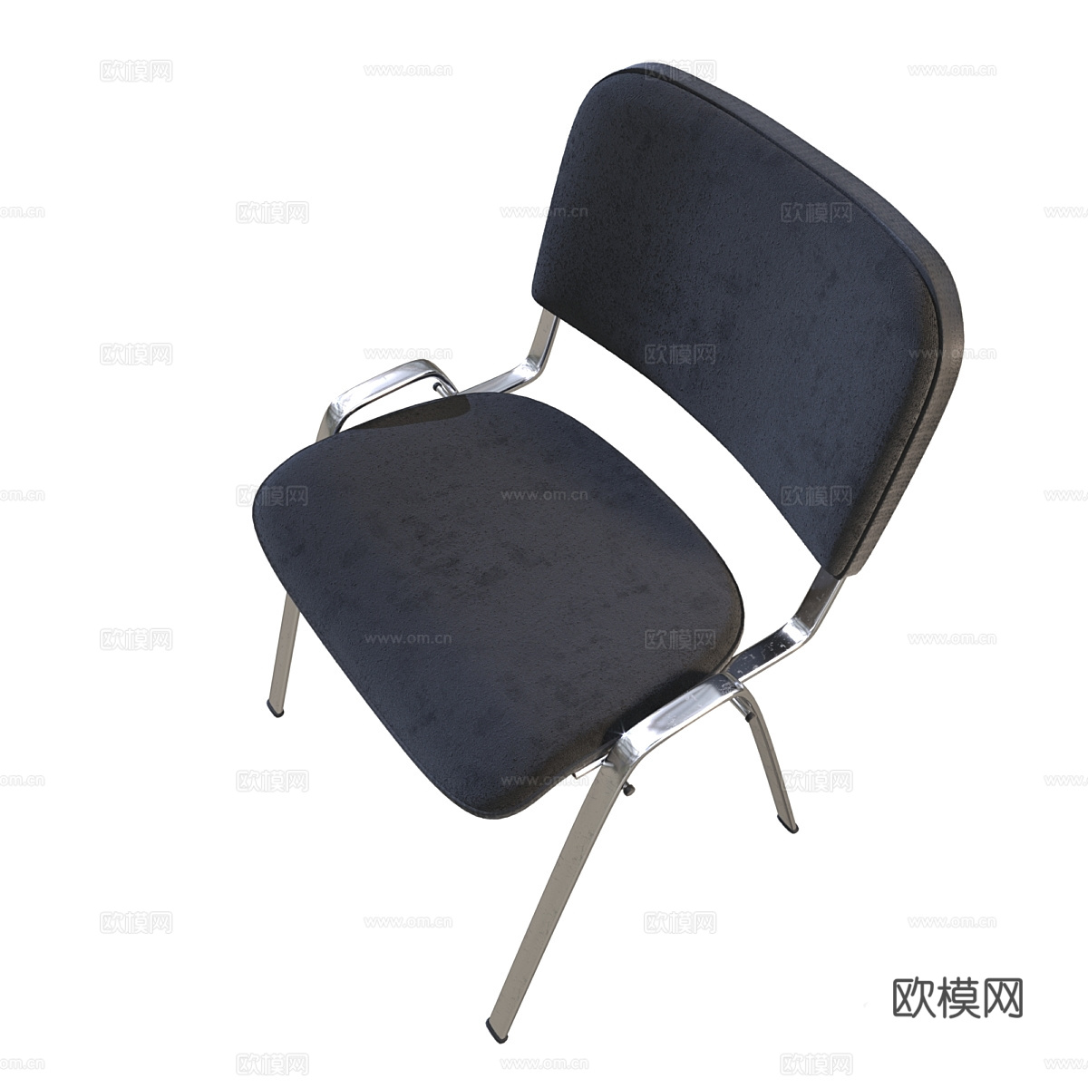 现代不锈钢椅子3d模型
