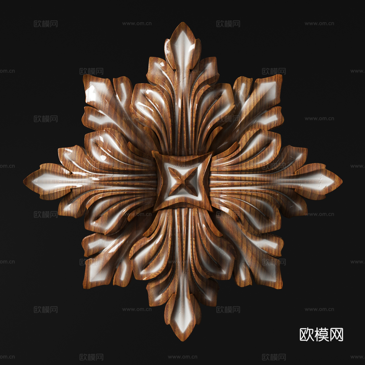 雕花 古典雕花3d模型