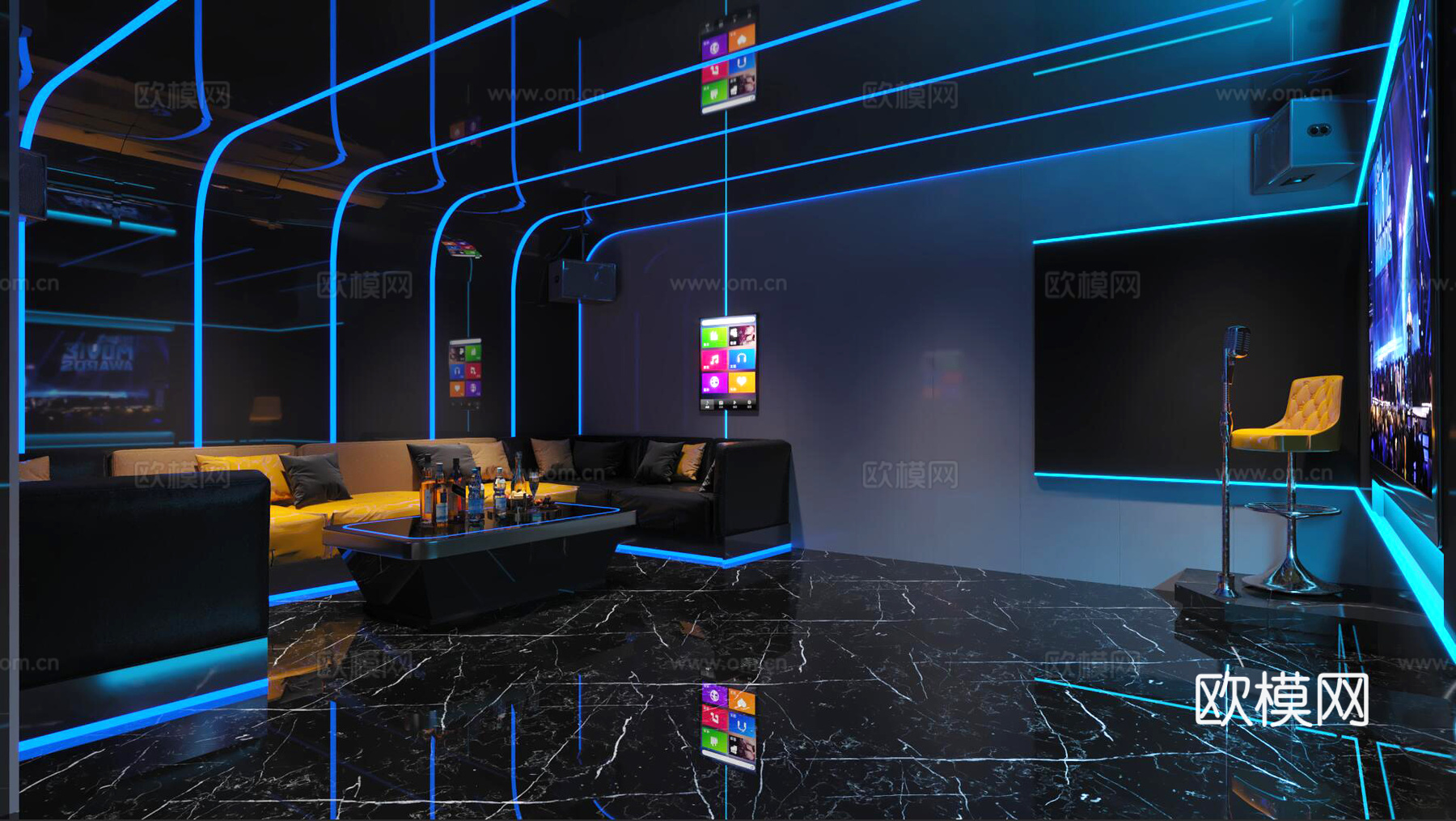 KTV包厢3d模型