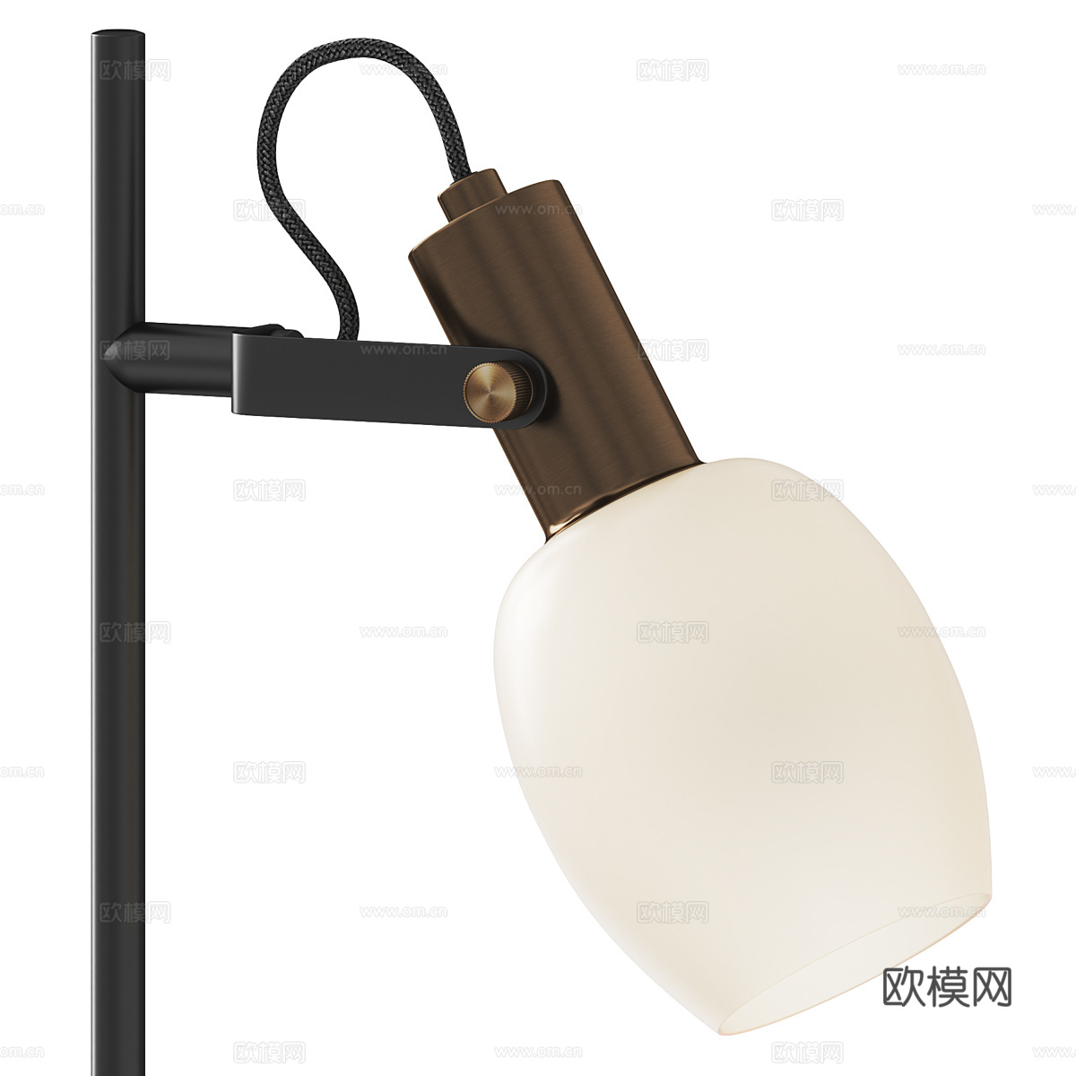 现代轻奢极简台灯3d模型