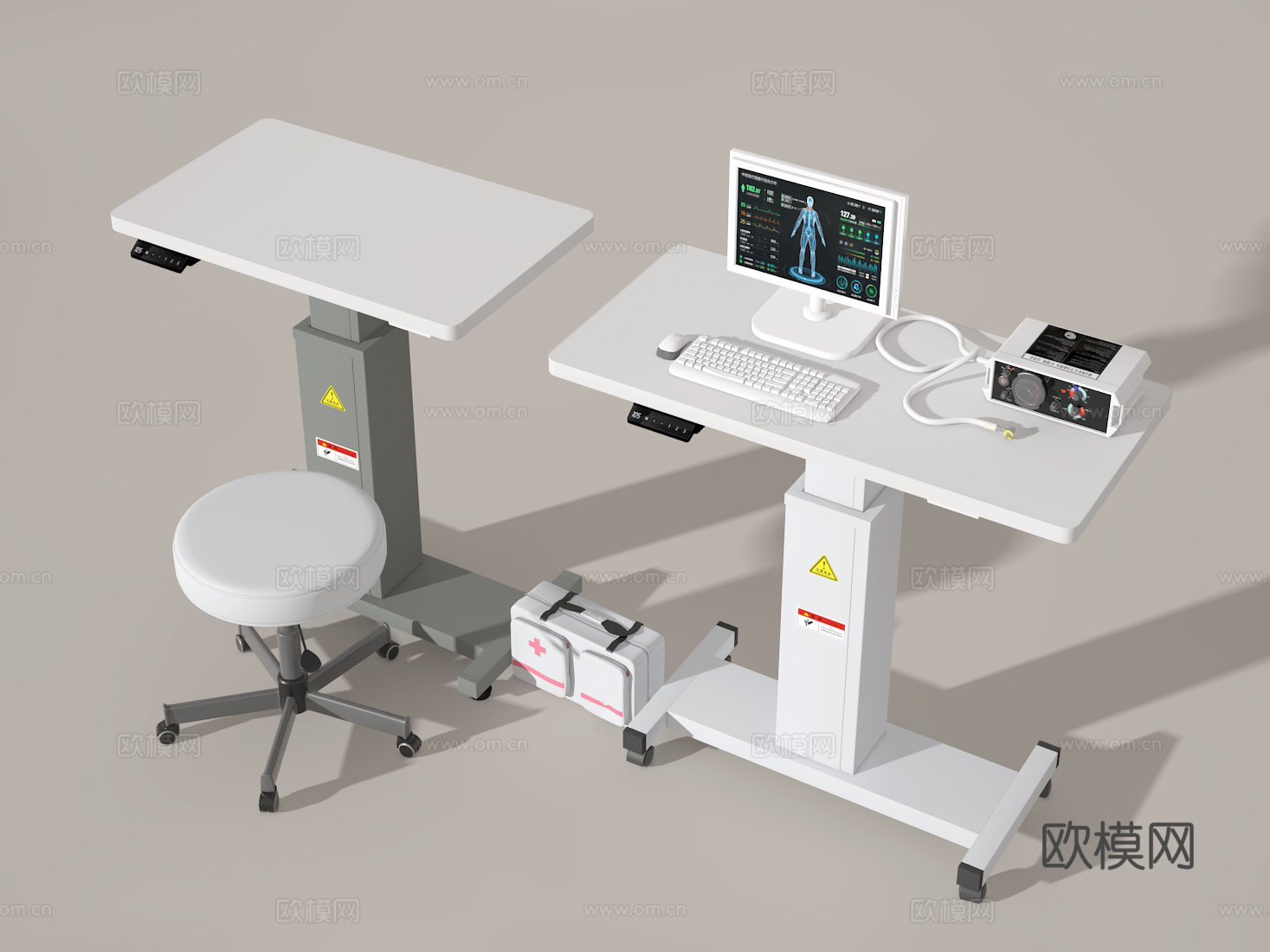 验光仪3d模型