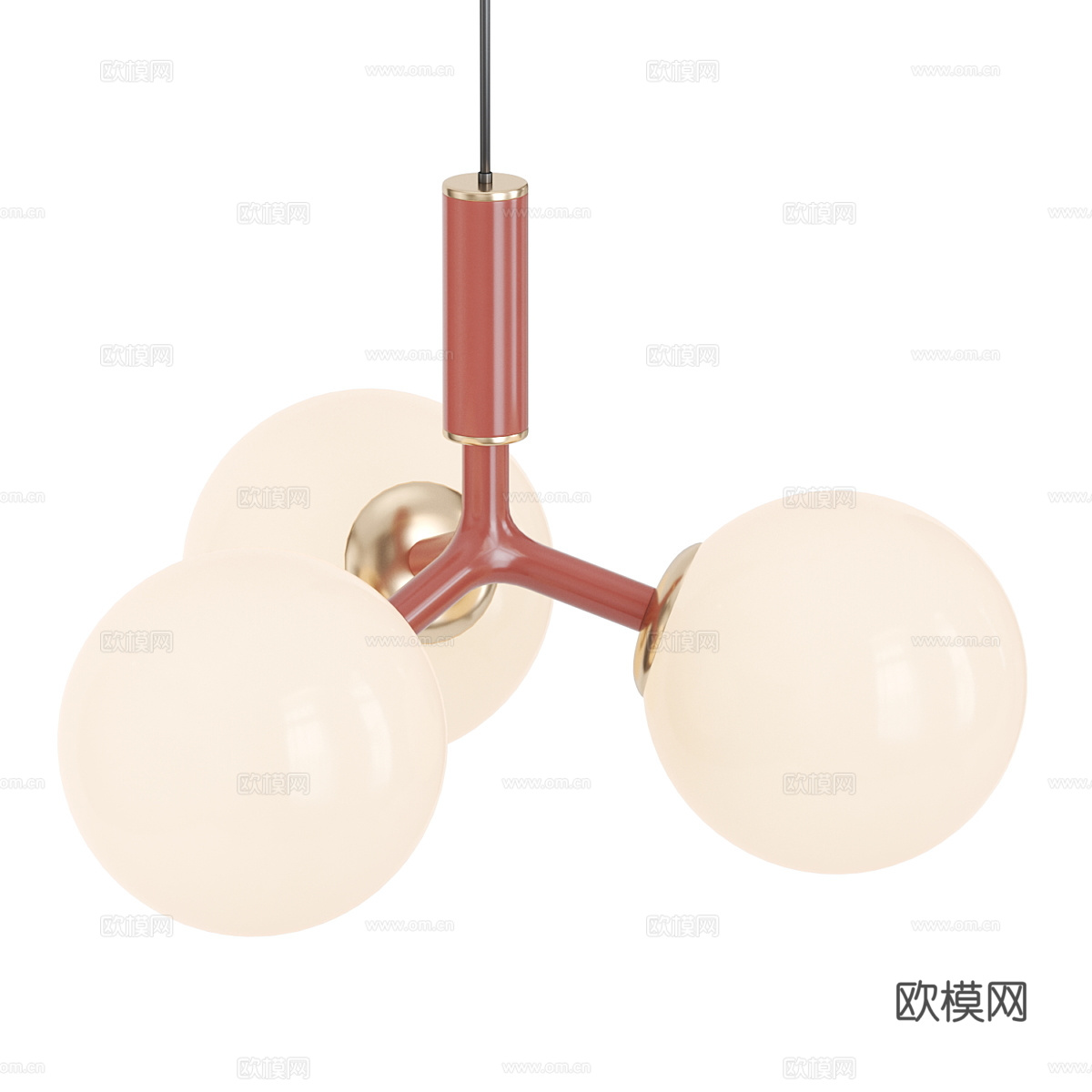 现代轻奢儿童吊灯3d模型