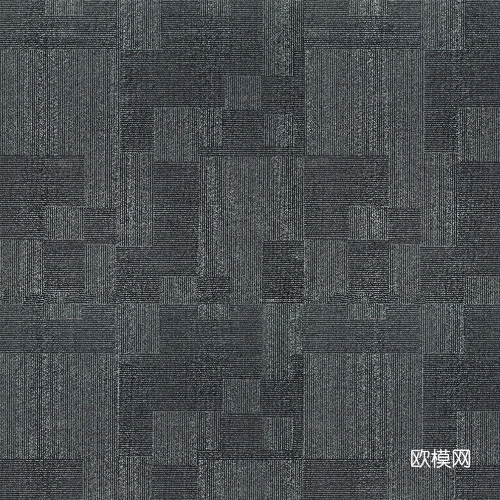 灰色几何办公地毯