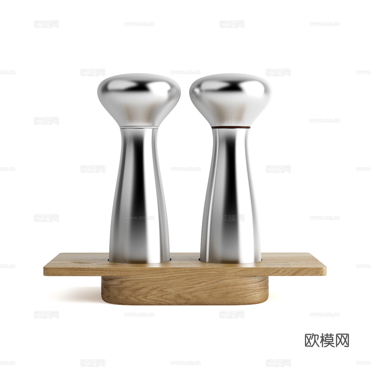 Georg Jensen 北欧调料瓶 盐 胡椒 厨房用品3d模型