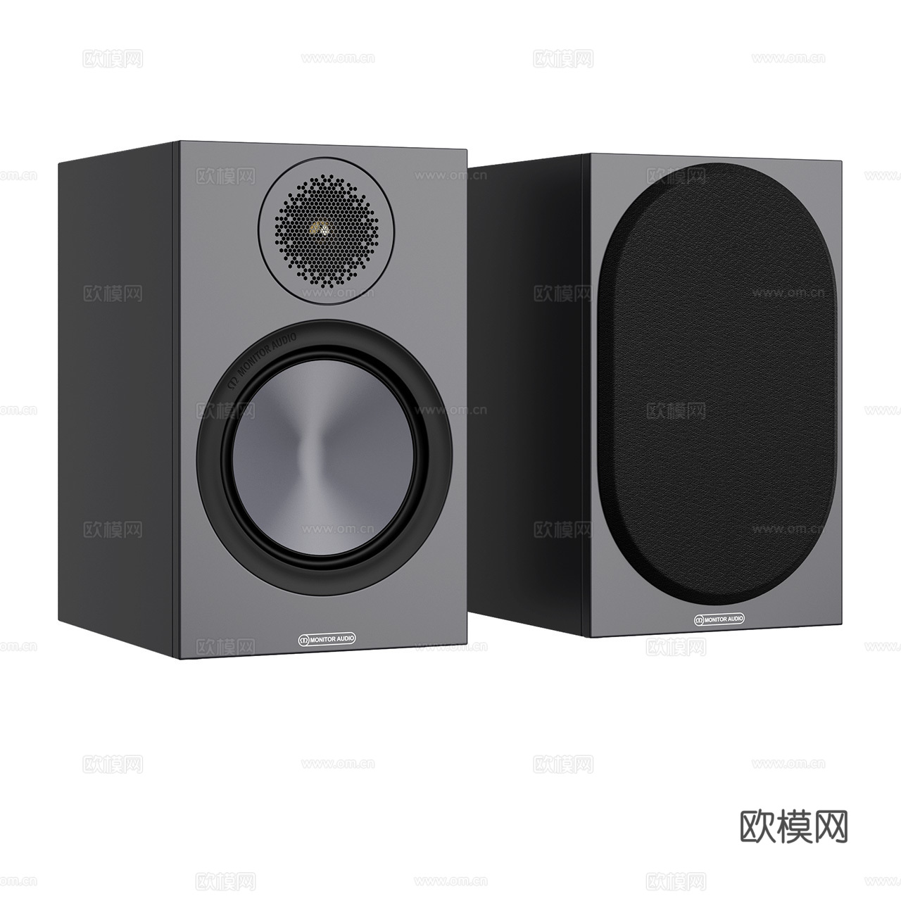 Monitor 极简音箱 音响 扬声器 低音炮 蓝牙音响3d模型