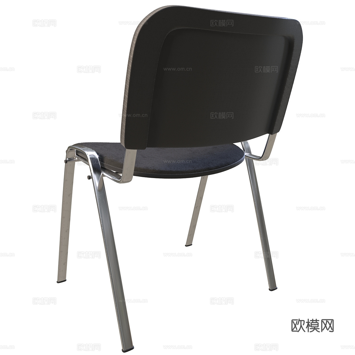 现代不锈钢椅子3d模型