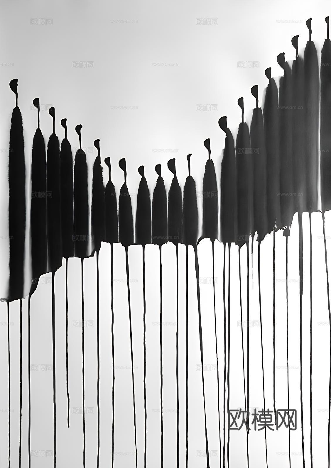 现代水墨画