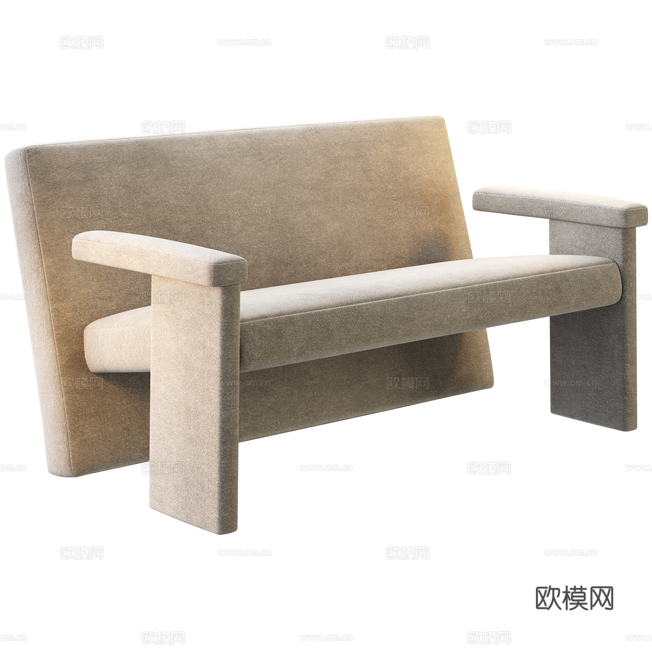 La Cividina 意式极简沙发 沙发椅 休闲椅 长凳3d模型