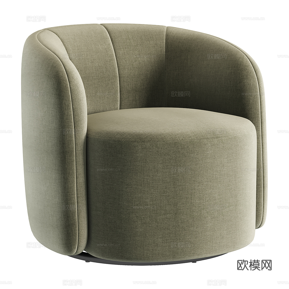 狂躁扶手椅3d模型
