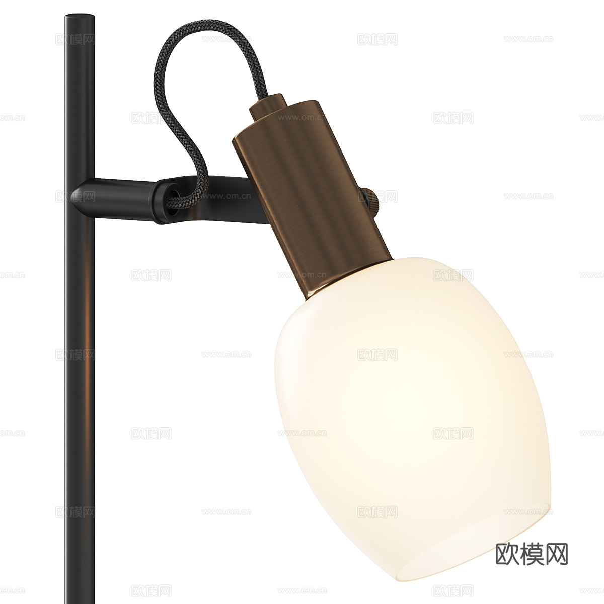 现代轻奢极简台灯3d模型