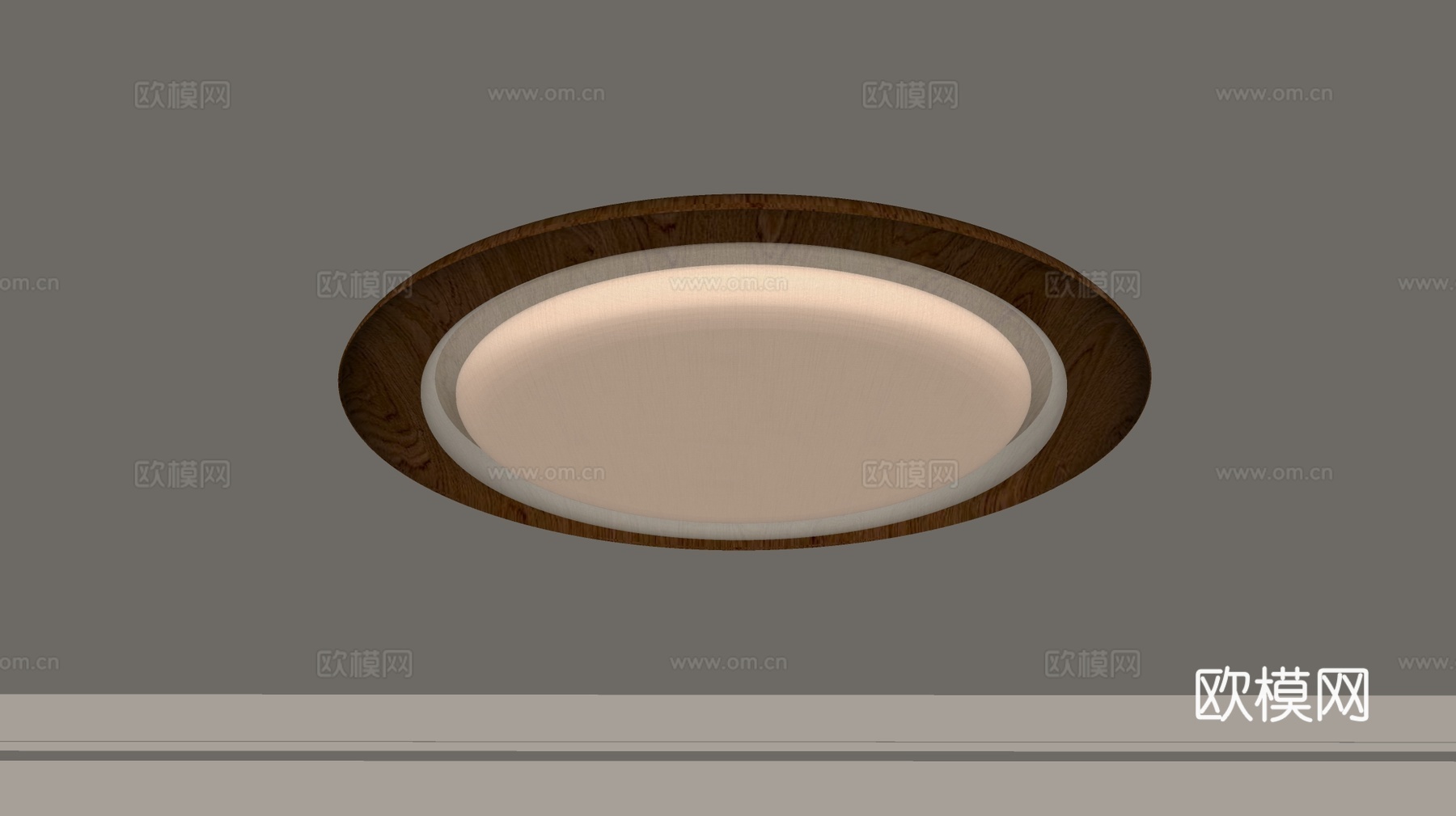 现代吸顶灯 几何形吸顶灯 卧室灯 艺术造型灯具 时尚客厅灯su模型下载（渲染图2）