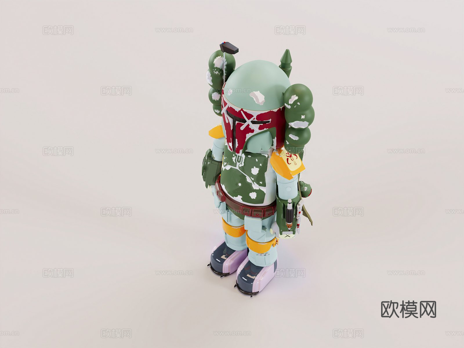 现代艺术品  潮玩 饰品摆件 公仔玩偶 艺术雕塑3d模型