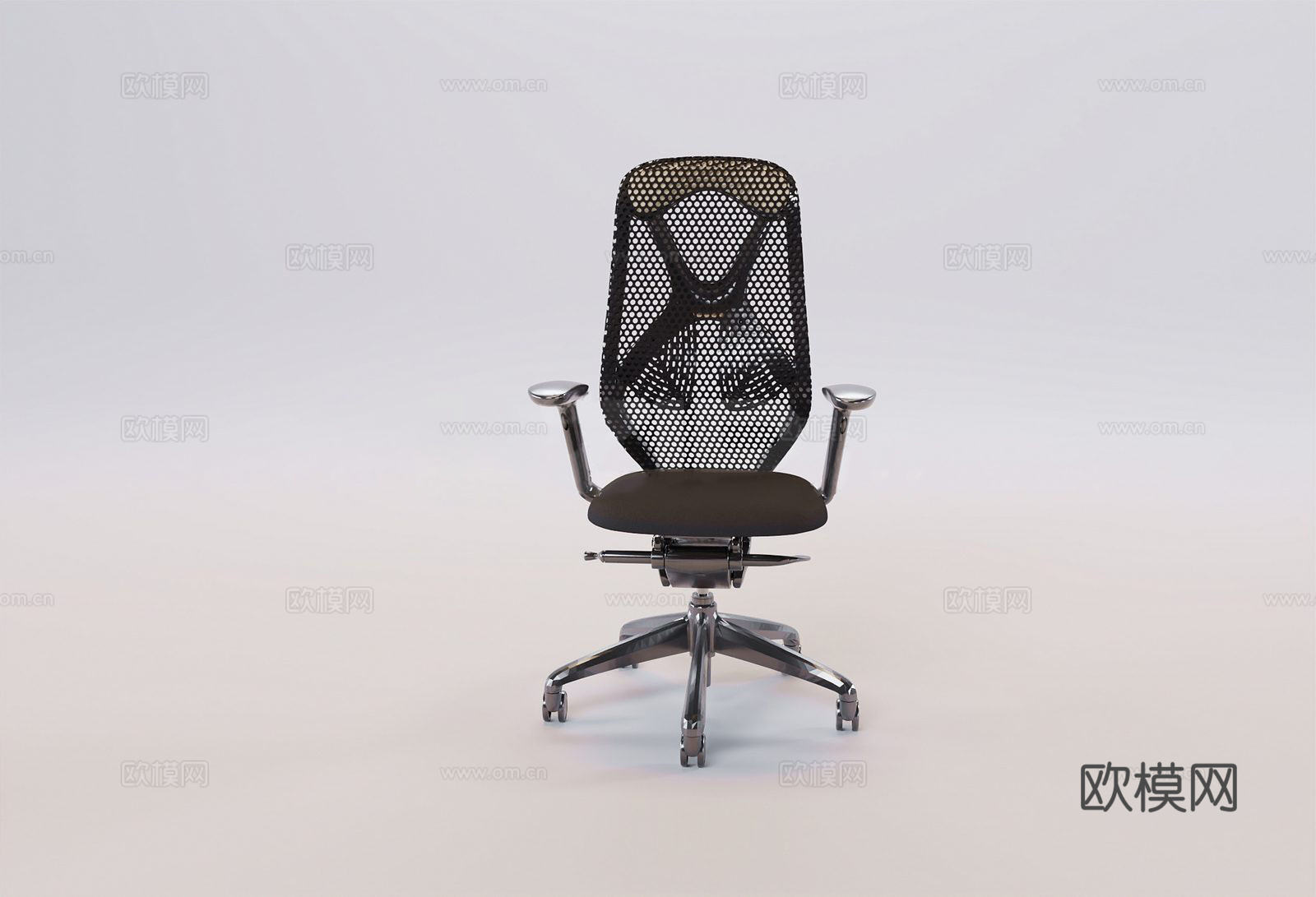 现代黑色电竞椅 办公椅 人体工学椅3d模型