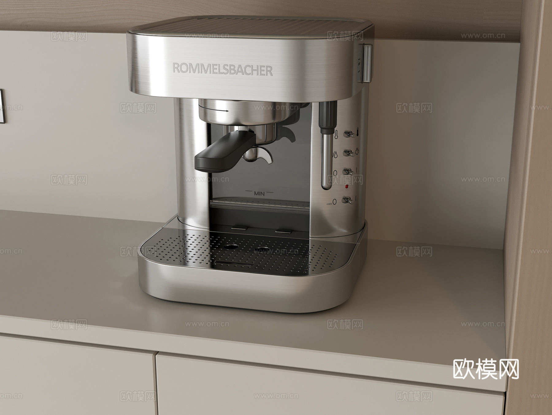 咖啡机 磨豆机3d模型