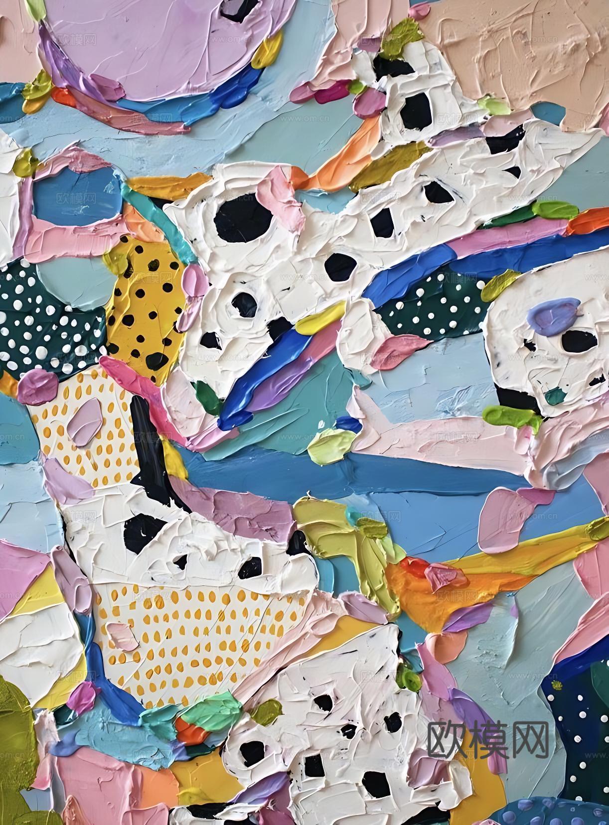 现代艺术抽象装饰画