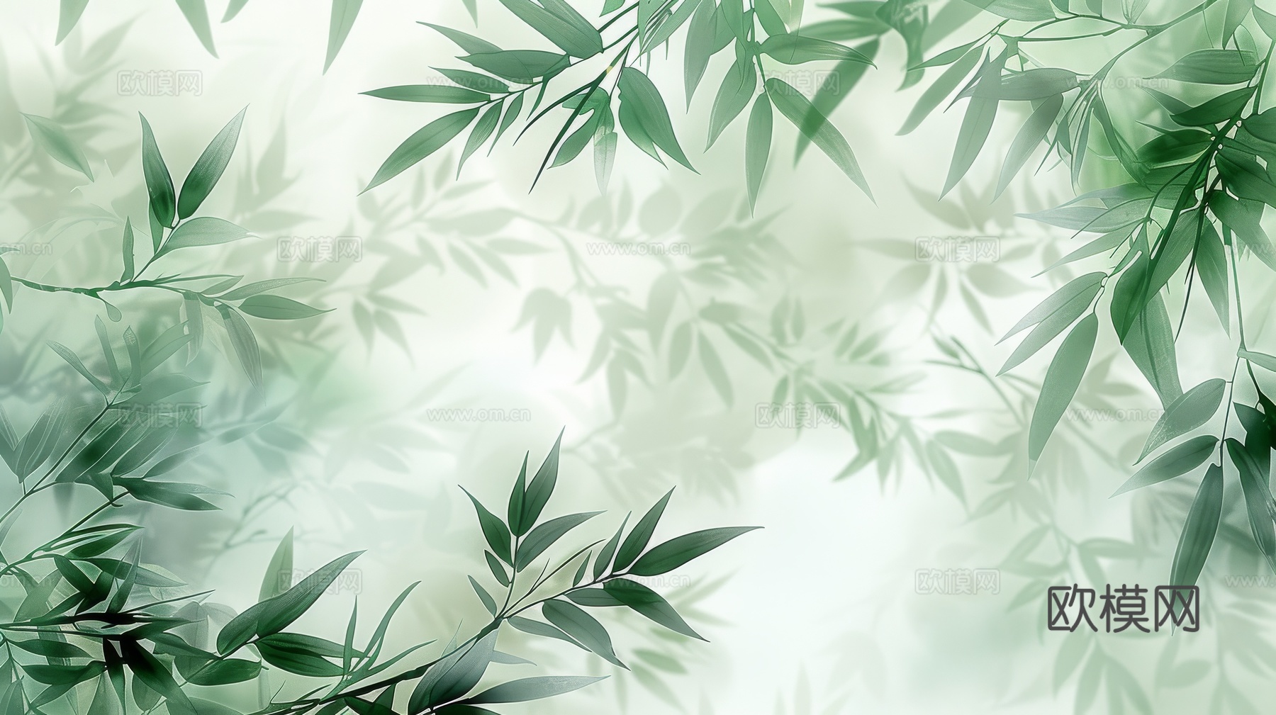 中式竹子竹林壁纸壁画