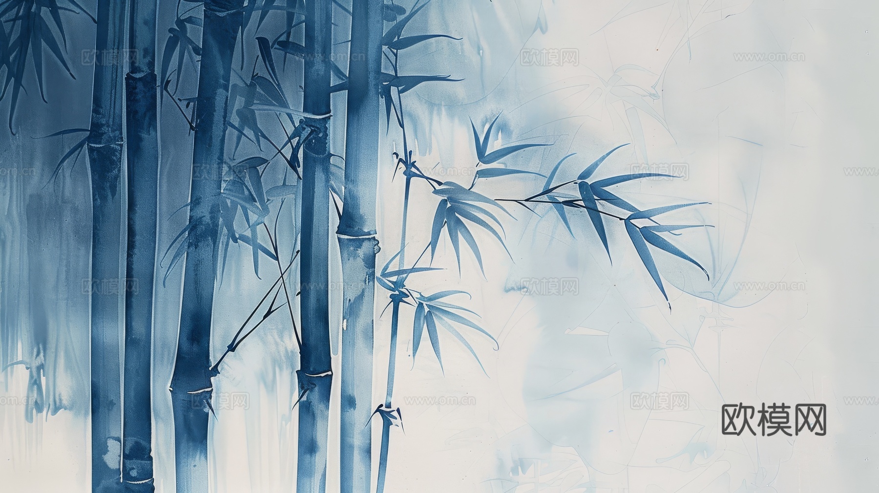 中式竹子竹林壁纸壁画
