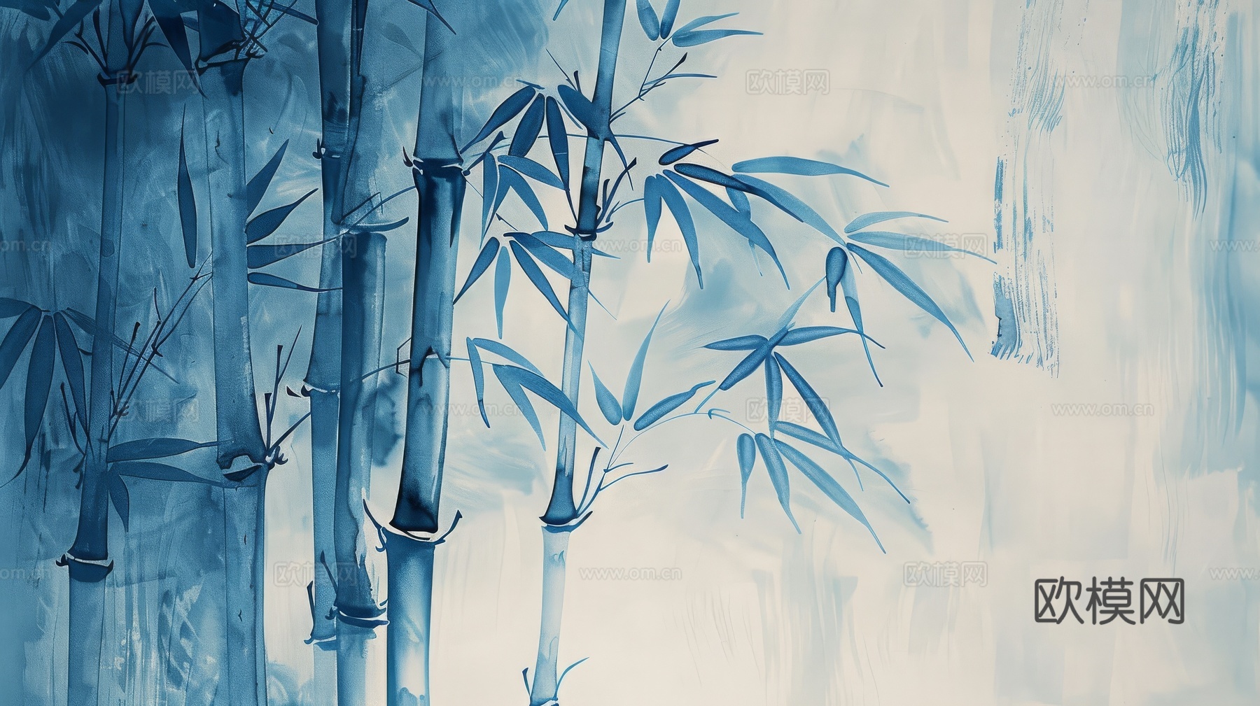 中式竹子竹林壁纸壁画