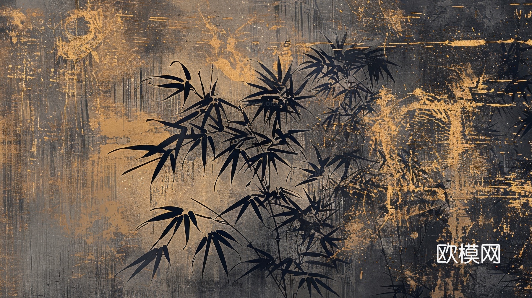 中式竹子竹林壁纸壁画