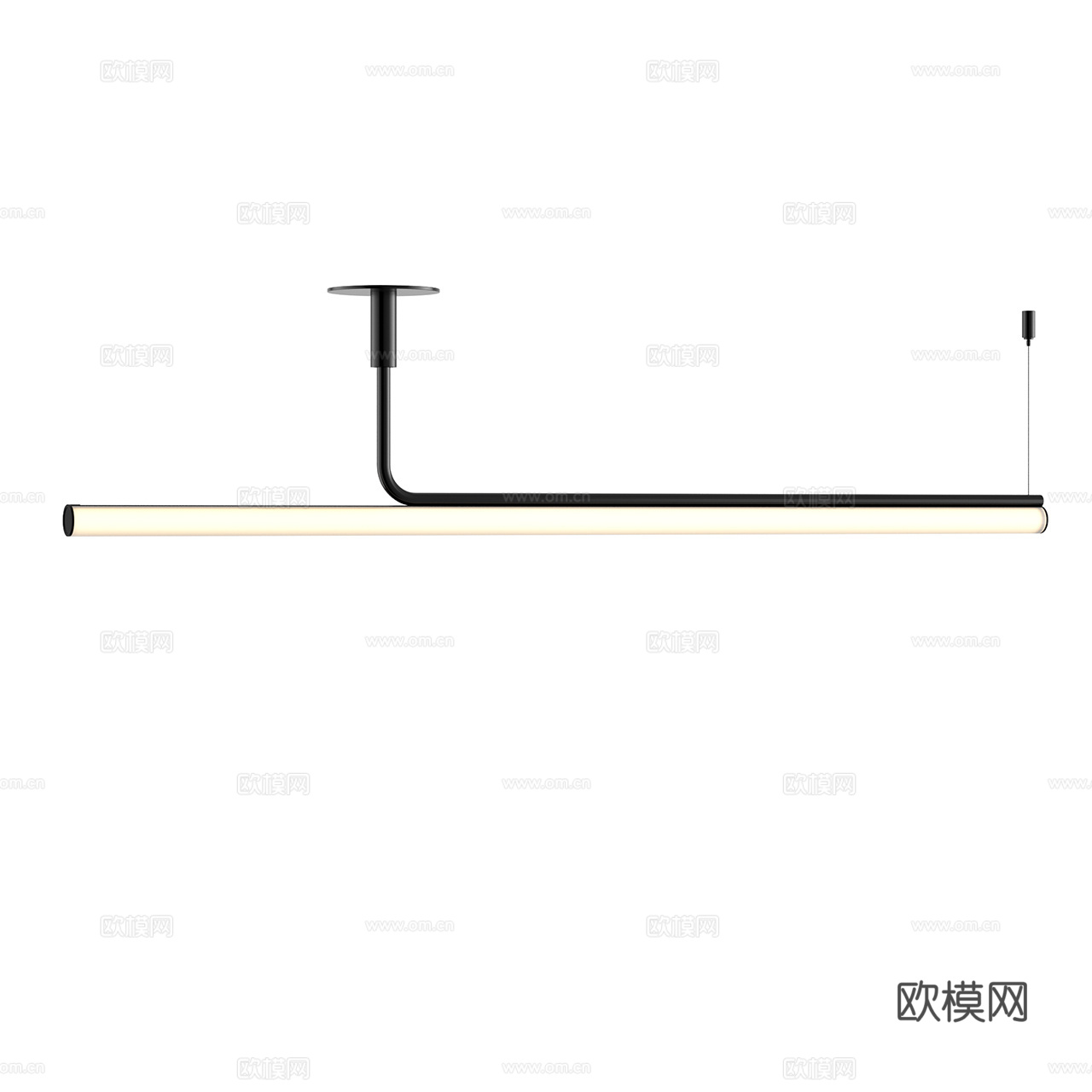 Marset 极简吊灯 长条吊灯 LED吊灯  装饰吊灯3d模型
