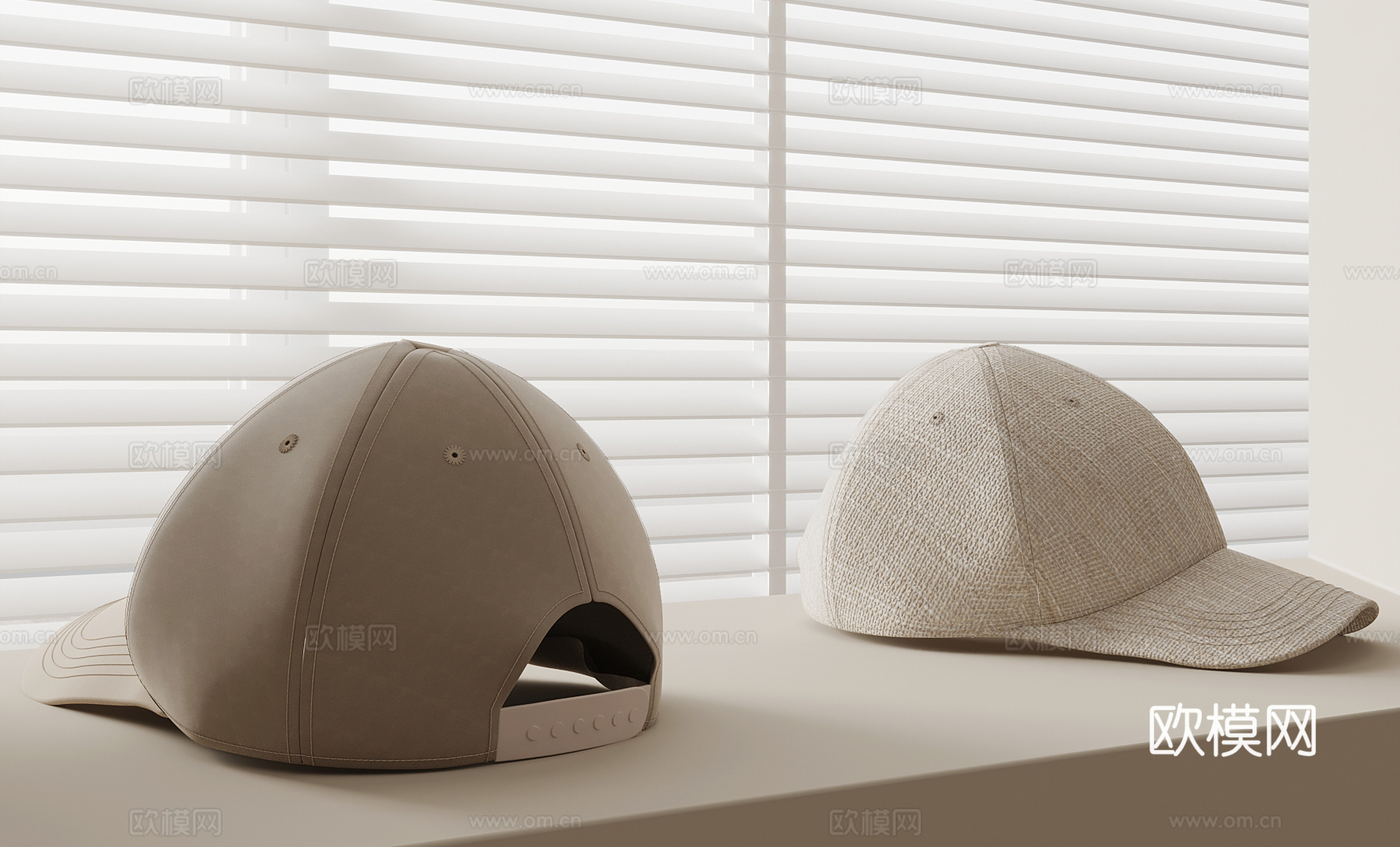 现代帽子 鸭舌帽 遮阳帽3d模型