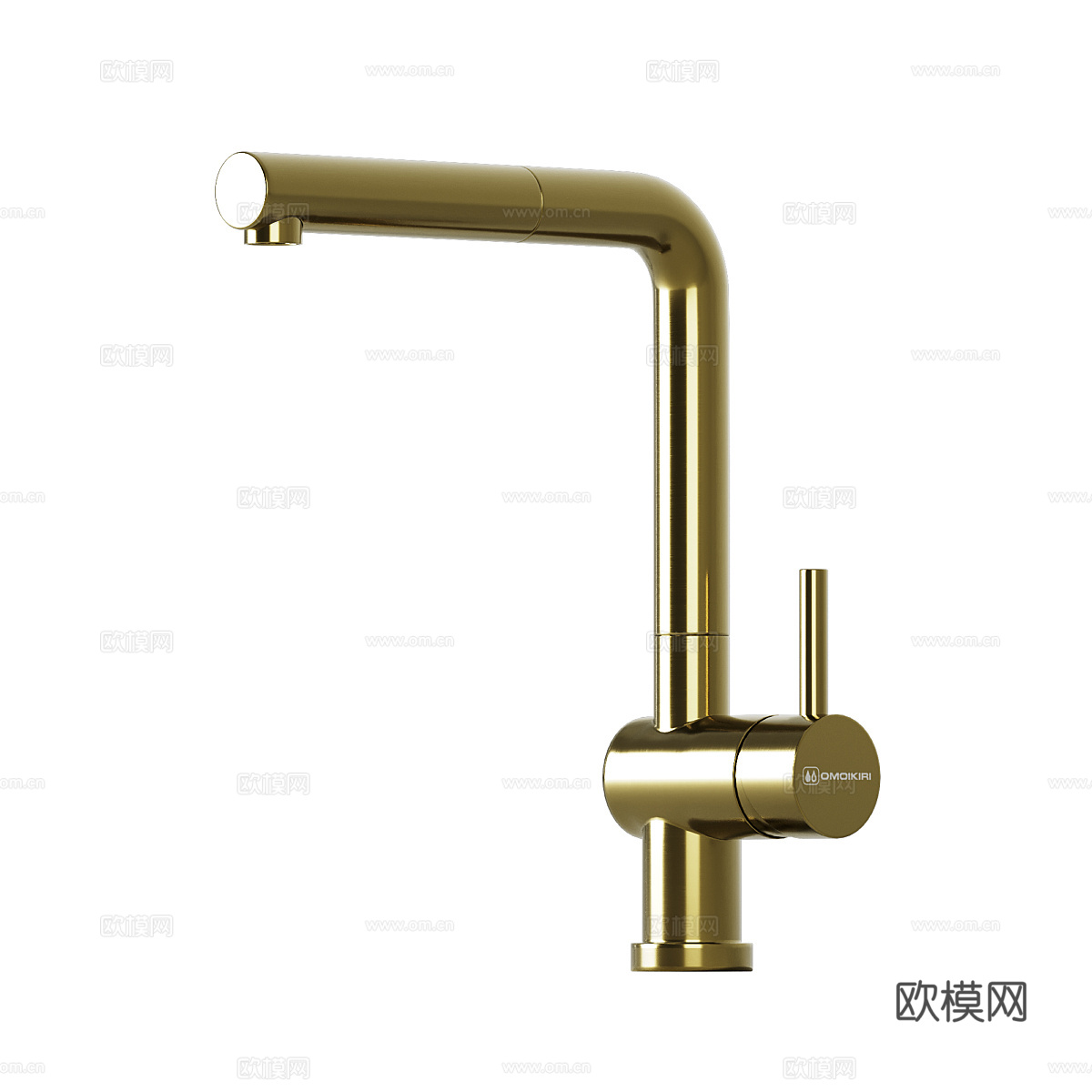 现代轻奢极简厨房水龙头3d模型
