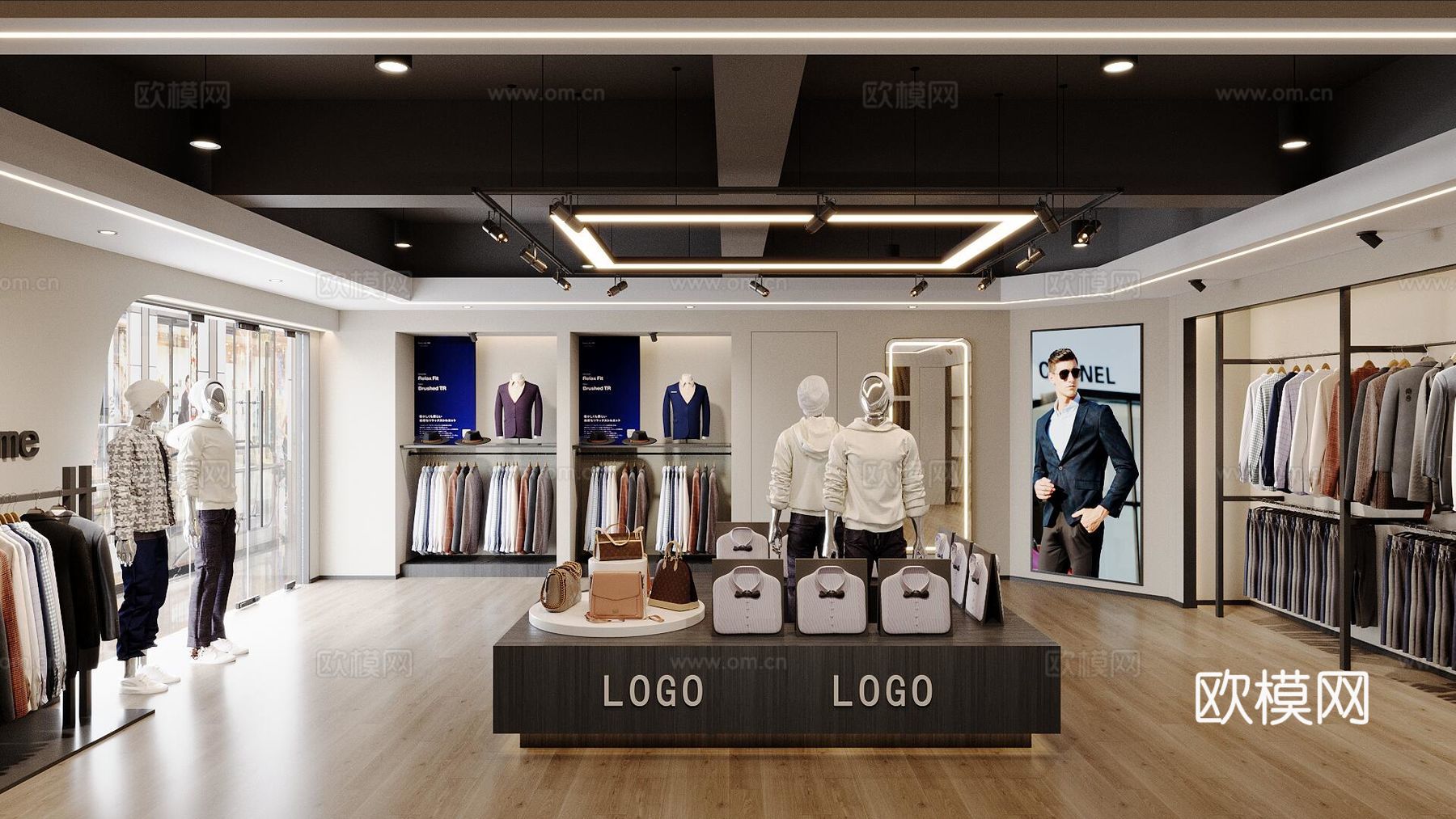 男装店3d模型